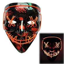 Load image into Gallery viewer, Halloween LED Mask Purge Masks