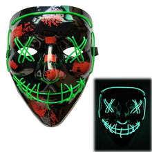 Load image into Gallery viewer, Halloween LED Mask Purge Masks