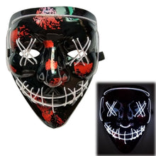 Load image into Gallery viewer, Halloween LED Mask Purge Masks